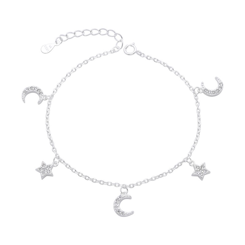 Pulsera de Lunas y Estrellas